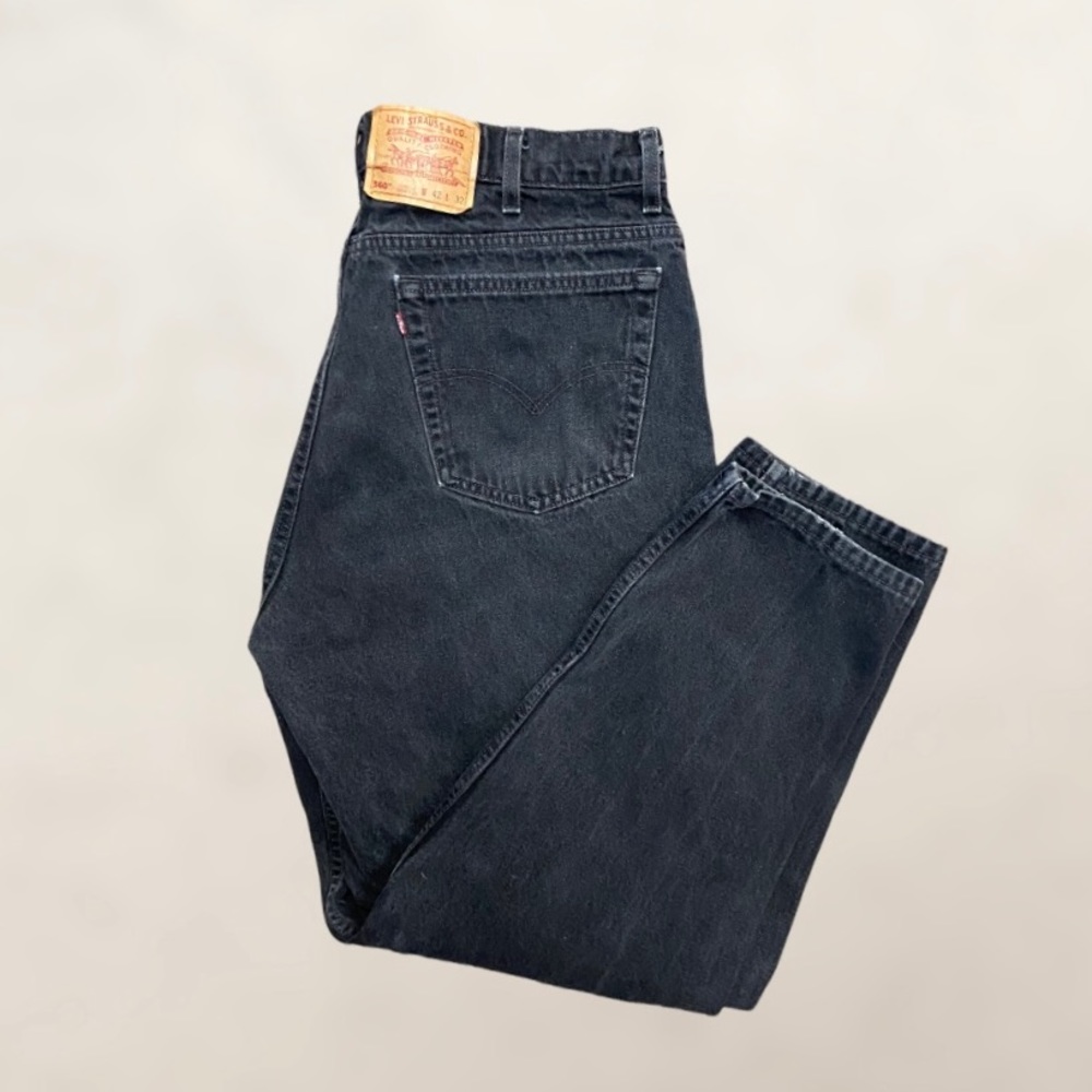 Vintage Levi’s 560 Black High Waisted Jeans
